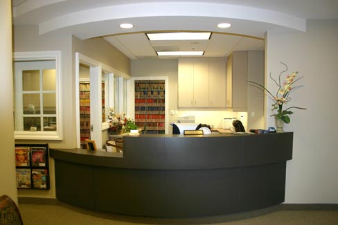 Reception Area at Fabrice J. Gallez DDS Periodontics Office